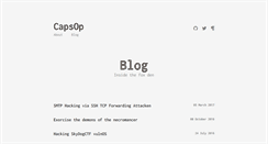 Desktop Screenshot of capsop.com