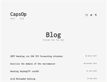 Tablet Screenshot of capsop.com